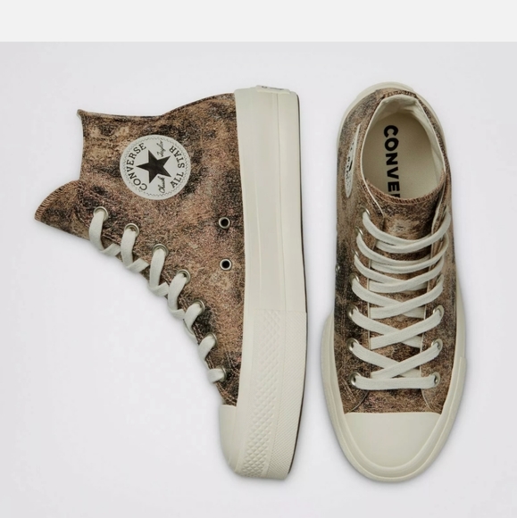 CONVERSE CTAS LIFT HI  PLATFORM  WOMEN SZ / 570533C - Picture 7 of 10